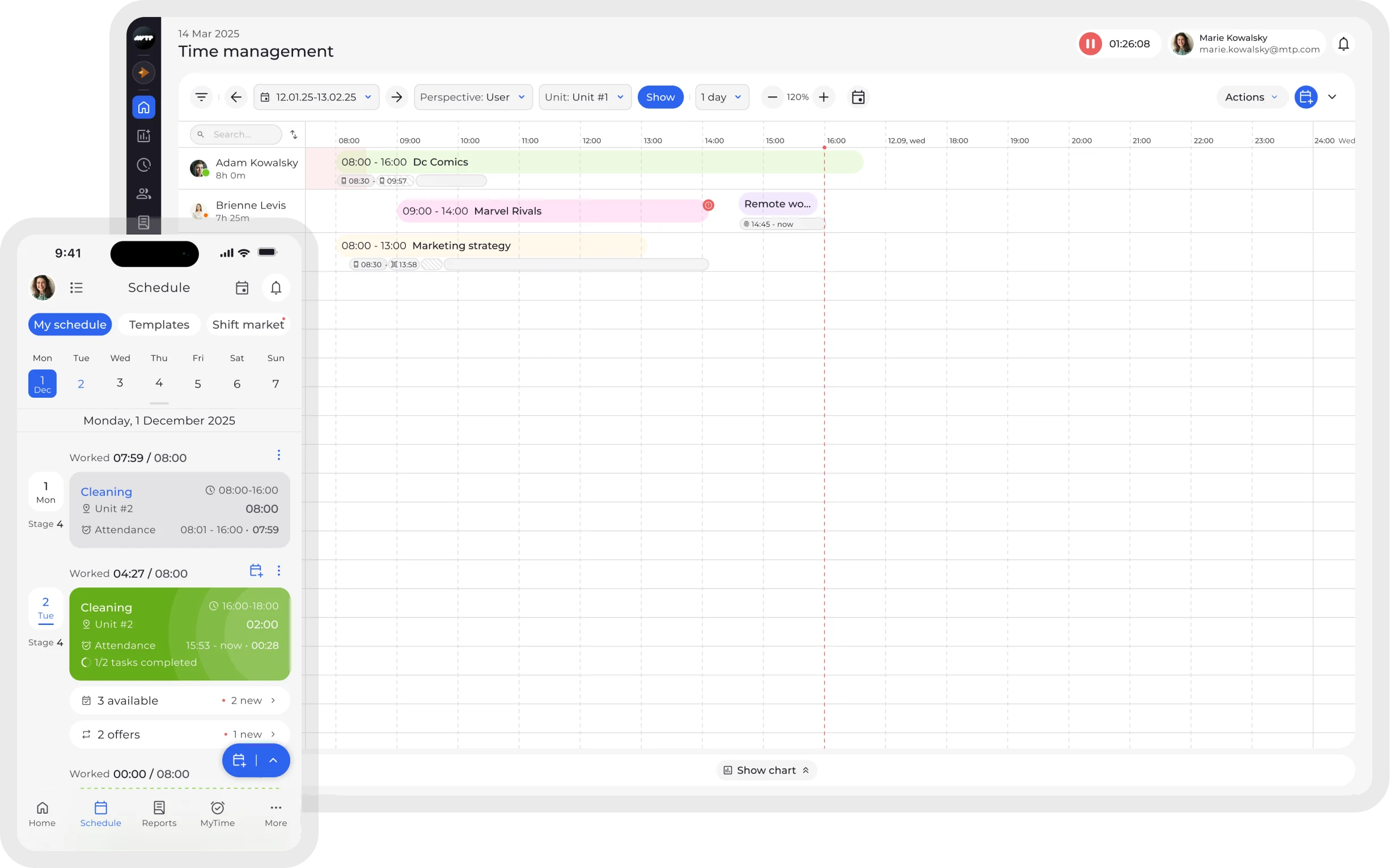 Pulpit Time Manager w MyTimePlan